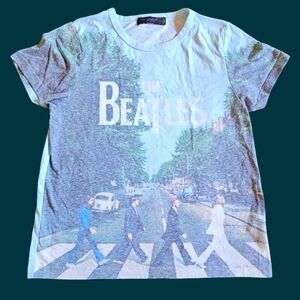 Junk Food Los Angeles Beatles‎ print cotton blend t-shirt size S